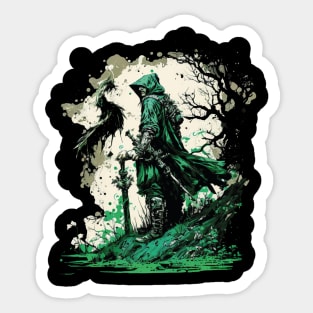 green wiz Sticker